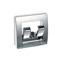 Chrome coat hooks / wall hooks - sliding blister pack