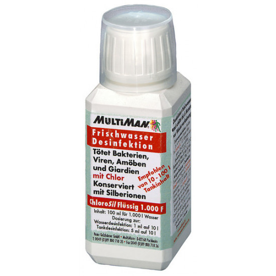 ChloroSil liquid 1000 water preservative, 100ml