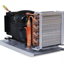 Built-in compressor, top loader TL43 - Grey - 40 l