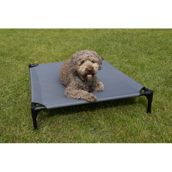 Camp4 dog lounger with sunshade 88x78x18cm
