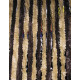 Fleece curtain 56x185 brown/beige for caravan doors