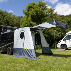 Rear tent without poles - Trapezoidal Trafic