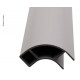 Aluminum flap profile 1080mm
