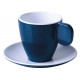 Camp4 Melamine Espresso Cups 2-Piece Set - Dark Blue / White