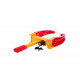 Wheel clamp for wheels including 2 keys