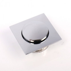 Square push-lock furniture handle