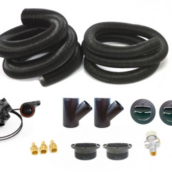 Universal hot shower set 90 mm