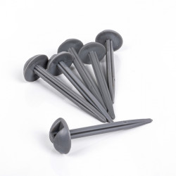 Plastic tarp pegs – 6 pieces