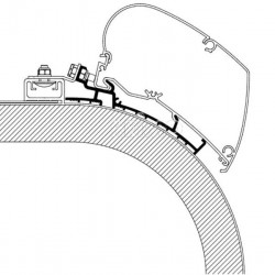 Awning adapter for Rapido, 450cm