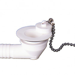 Water drain fitting 90° hose 3/4", drain opening 23 mm, type B