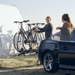Bicycle carrier for caravan drawbar Caravan Superb - Short version