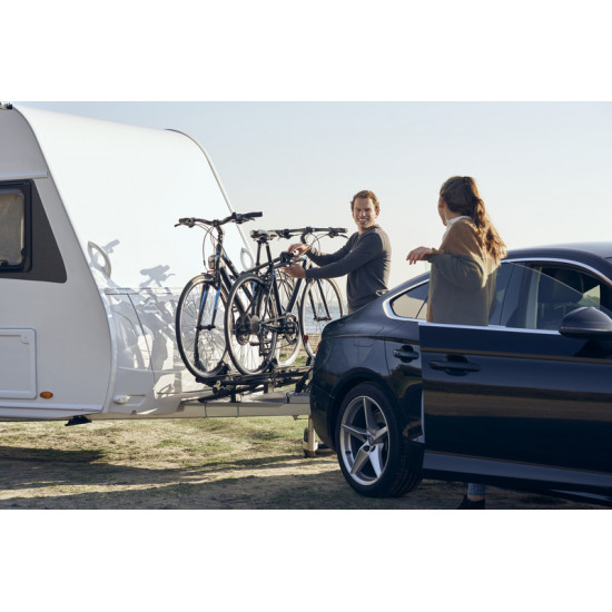 Bicycle carrier for caravan drawbar Caravan Superb - Short version