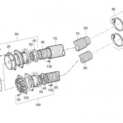 Wall fireplace cover