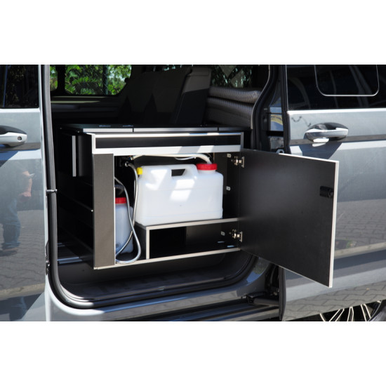 VW Multivan FreeVan kitchen module including technology