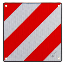 Aluminum reversible warning sign for Italy and Spain