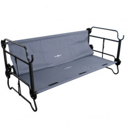 Disc-O-Bed L with side pockets - Anthracite