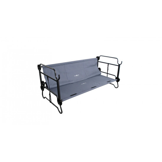 Disc-O-Bed L with side pockets - Anthracite