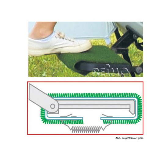 Doormat for step, color: black