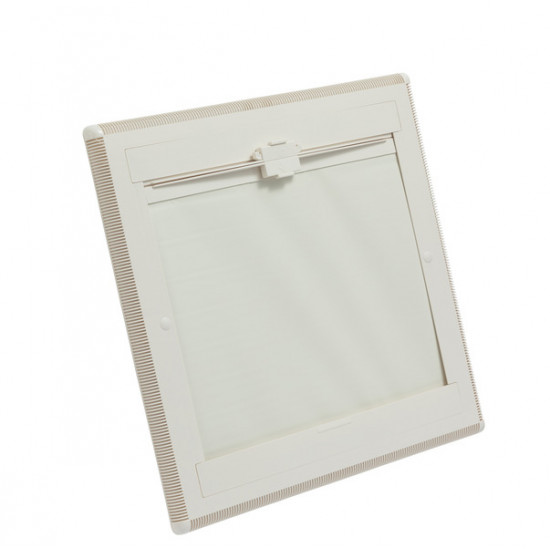 Roof hatch 400 x 400 mm - frosted glass - with roller blind and mosquito net