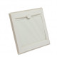 Roof hatch 400 x 400 mm - frosted glass - with roller blind and mosquito net