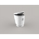 Clesana C1 – waterless toilet with round base