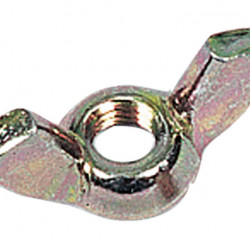 Steel wing nut, M6