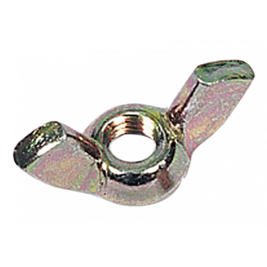 Steel wing nut, M6