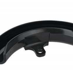 Radius hose guide for 16mm water hose, plastic, black