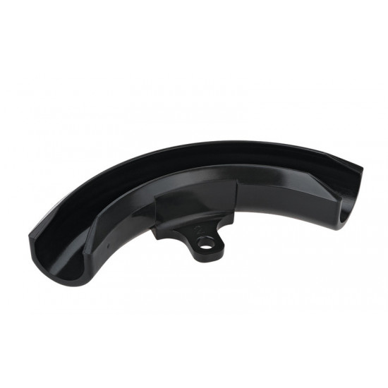 Radius hose guide for 16mm water hose, plastic, black