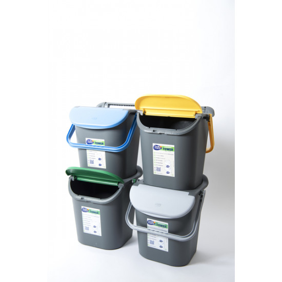 Stackable waste bin - 30 l - Various colors