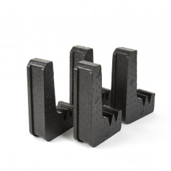 Corner protectors for use with caravan protective roof/cover - 4 pieces per set