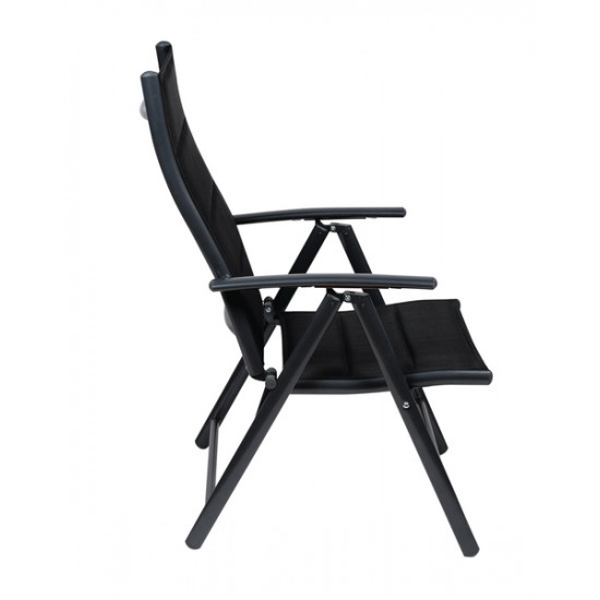 Ischia Mega Comfort camping chair - 7-way adjustable