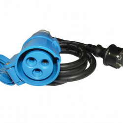 Schuko plug/CEE socket adapter cable - length 1.5 m