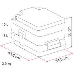 Camping toilet Bi-Pot 30 - Small