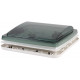 Aerodynamic roof vent including blackout blind and mosquito net - 40 x 40 cm