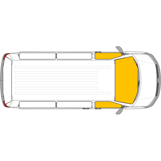 Isoflex thermal mat for driver's cab of Fiat Ducato and similar models - 3-piece set