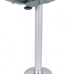 Aluminum table column with extra base