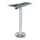 Aluminum table column with extra base