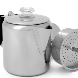 Percolator, 0.9l, 6 cups, stainless steel