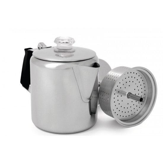 Percolator, 0.9l, 6 cups, stainless steel
