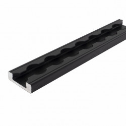 Narrow lashing rail - Black