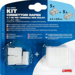 Automotive flat connector housing