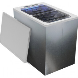 Built-in compressor, top loader TL43 - Grey - 40 l