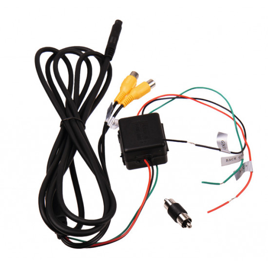 Rearview mirror with integrated 4.3" monitor