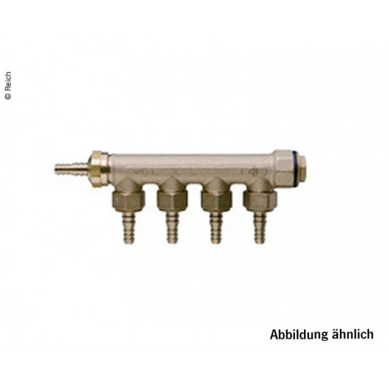 Fresh water distributor with 4 outlets