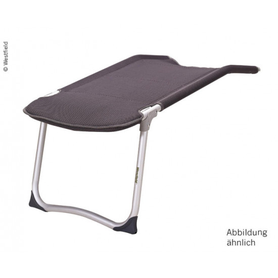 Camping chair leg rest Inventor II - Dark Smoke