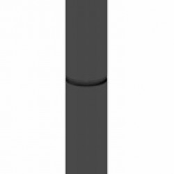 Aluminum swivel table base, 700 mm high - 3-piece