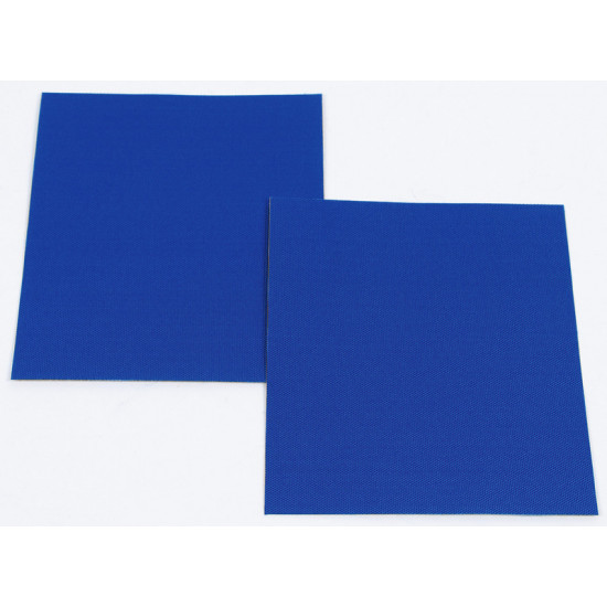 Tent repair patches 100% polyamide, Atlantic blue, self-adhesive, 2 pieces.
