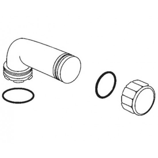 Drainage nozzle for Porta Potti as a spare part