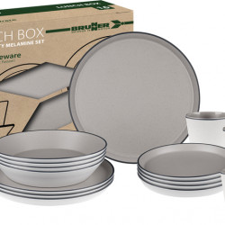 ICONIC COMPACK – Melamine dinnerware set for 4 people